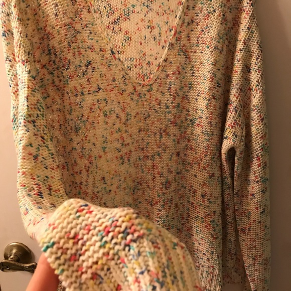 H&M loose knit pullover in rainbow 🌈 - Picture 4 of 6